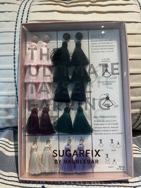 Sugarfix by BaubleBar Ultimate Tassel Earring Set - Multi Color